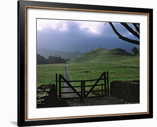 The Fagan Memorial, Hana, Maui, Hawaii, USA-Charles Sleicher-Framed Photographic Print