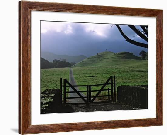 The Fagan Memorial, Hana, Maui, Hawaii, USA-Charles Sleicher-Framed Photographic Print