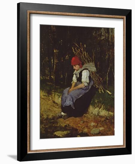 The Faggot Gatherer-Mihaly Munkacsy-Framed Giclee Print