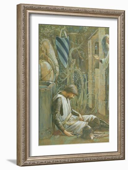 The Failure of Sir Lancelot-Edward Burne-Jones-Framed Giclee Print