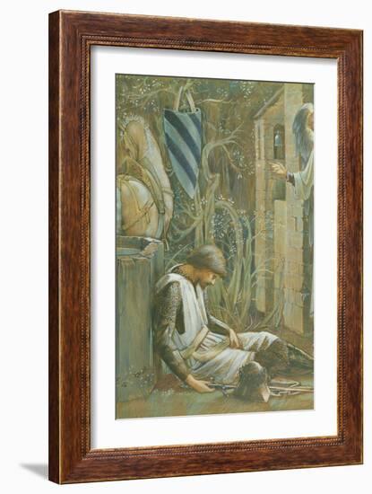 The Failure of Sir Lancelot-Edward Burne-Jones-Framed Giclee Print