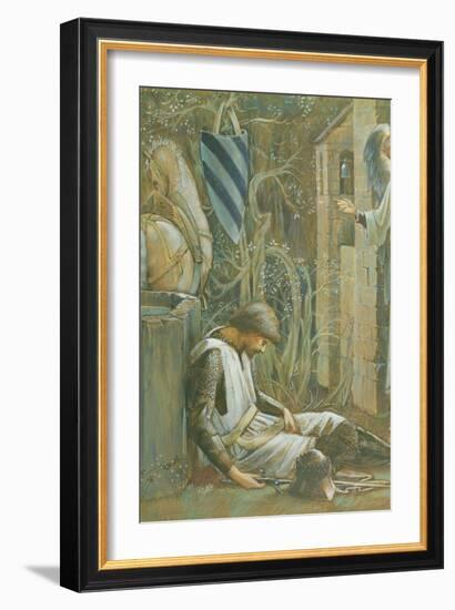 The Failure of Sir Lancelot-Edward Burne-Jones-Framed Giclee Print