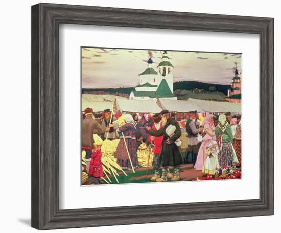 The Fair, 1906-Boris Kustodiyev-Framed Giclee Print