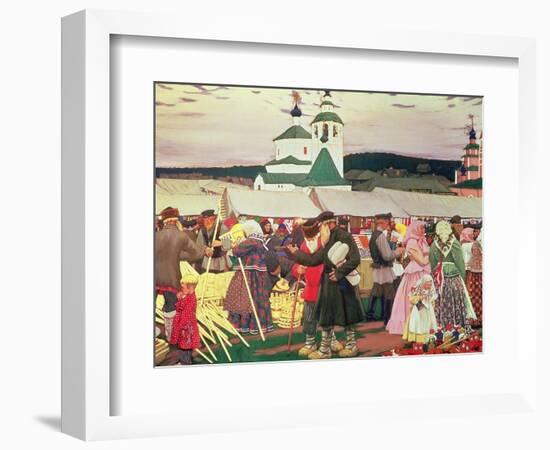 The Fair, 1906-Boris Kustodiyev-Framed Giclee Print