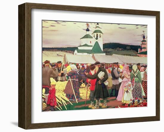 The Fair, 1906-Boris Kustodiyev-Framed Giclee Print