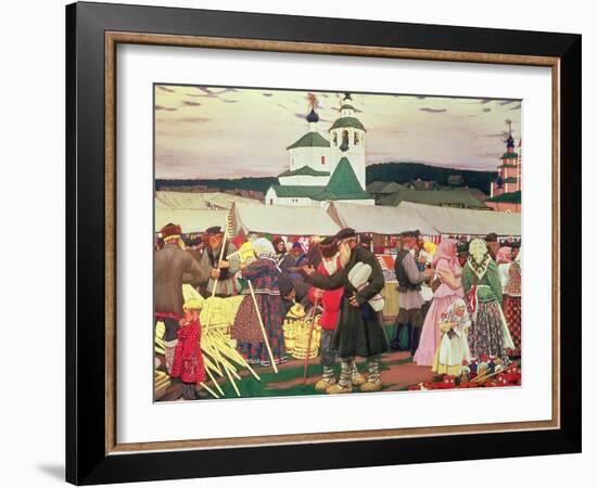 The Fair, 1906-Boris Kustodiyev-Framed Giclee Print