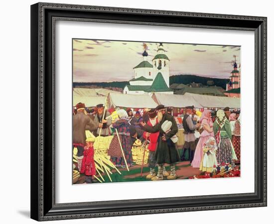 The Fair, 1906-Boris Kustodiyev-Framed Giclee Print