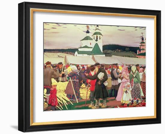 The Fair, 1906-Boris Kustodiyev-Framed Giclee Print