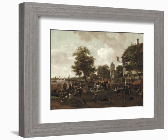 The Fair at Oegstgeest, c.1655/60-Jan Havicksz. Steen-Framed Giclee Print
