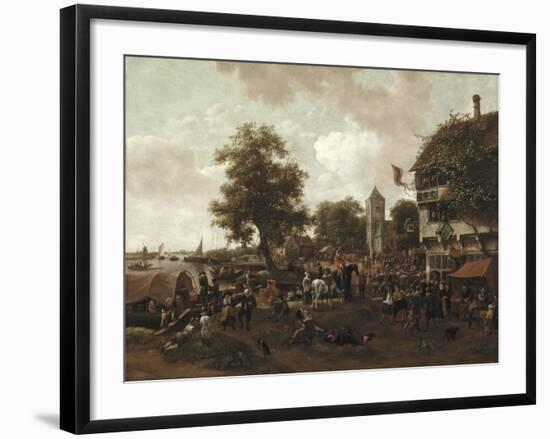 The Fair at Oegstgeest, c.1655/60-Jan Havicksz. Steen-Framed Giclee Print