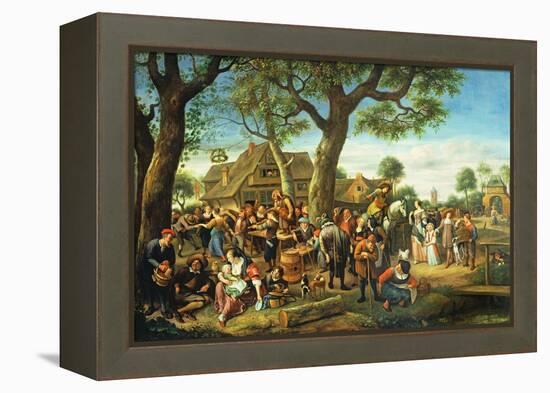 The Fair at Warmond-Jan Havicksz. Steen-Framed Premier Image Canvas