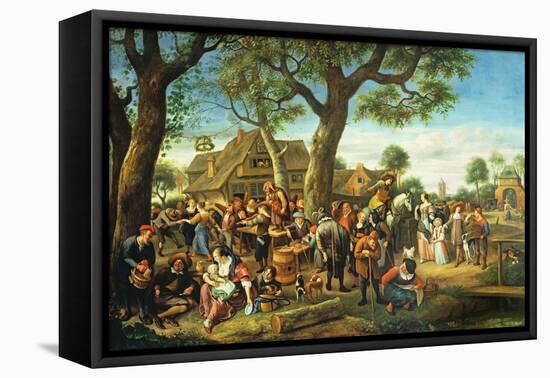 The Fair at Warmond-Jan Havicksz. Steen-Framed Premier Image Canvas