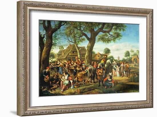 The Fair at Warmond-Jan Havicksz. Steen-Framed Giclee Print