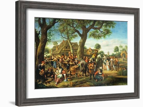 The Fair at Warmond-Jan Havicksz. Steen-Framed Giclee Print