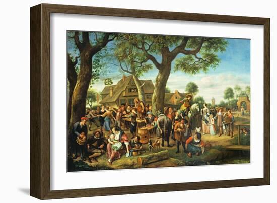 The Fair at Warmond-Jan Havicksz. Steen-Framed Giclee Print