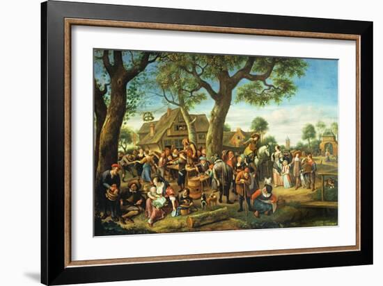 The Fair at Warmond-Jan Havicksz. Steen-Framed Giclee Print