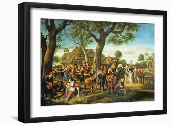 The Fair at Warmond-Jan Havicksz. Steen-Framed Giclee Print