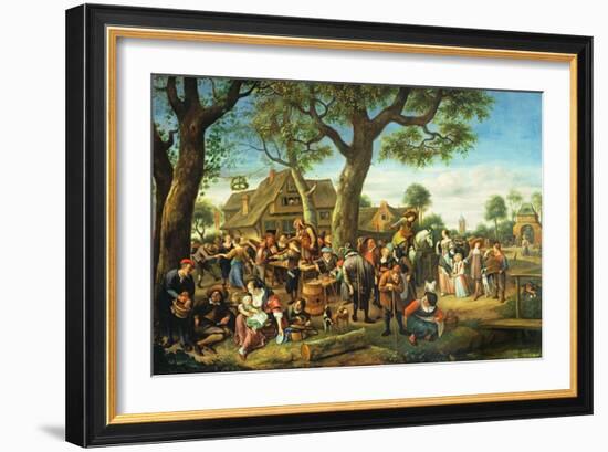 The Fair at Warmond-Jan Havicksz. Steen-Framed Giclee Print