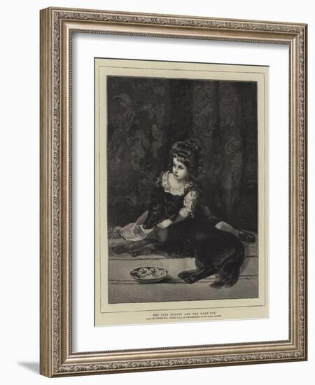 The Fair Beauty and the Dark One-James Archer-Framed Giclee Print