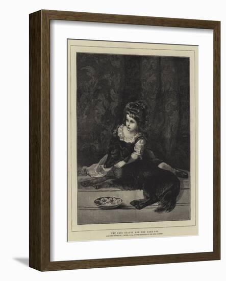 The Fair Beauty and the Dark One-James Archer-Framed Giclee Print