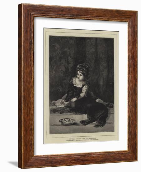 The Fair Beauty and the Dark One-James Archer-Framed Giclee Print