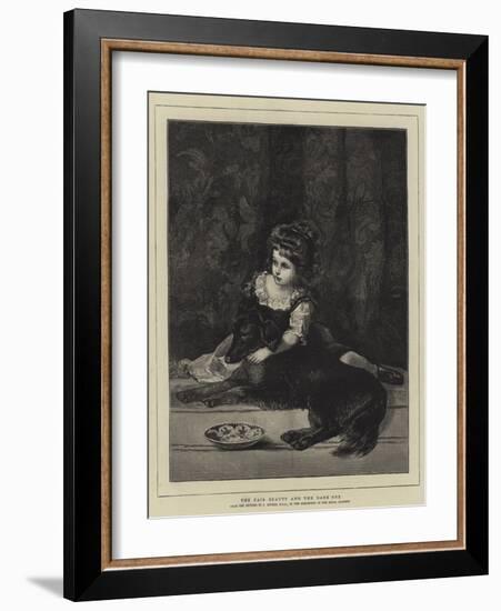 The Fair Beauty and the Dark One-James Archer-Framed Giclee Print