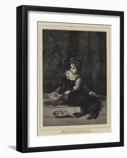 The Fair Beauty and the Dark One-James Archer-Framed Giclee Print