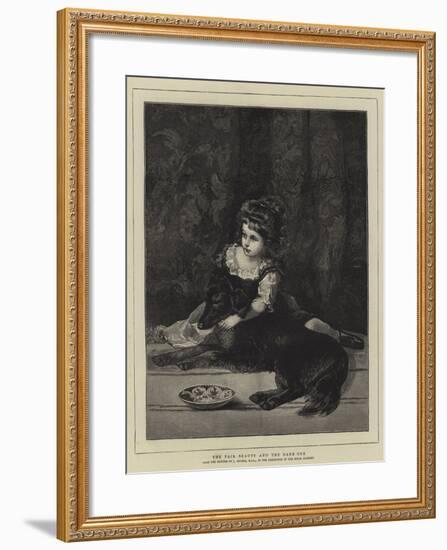 The Fair Beauty and the Dark One-James Archer-Framed Giclee Print