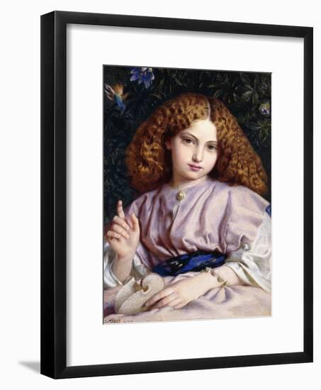 The Fair Conchologist-Alfred Walter Bayes-Framed Giclee Print