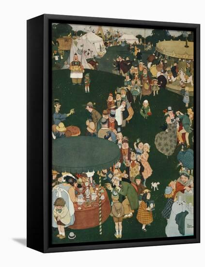 The Fair Day, C19th Century, (1925)-W Heath Robinson-Framed Premier Image Canvas