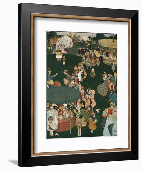 The Fair Day, C19th Century, (1925)-W Heath Robinson-Framed Giclee Print