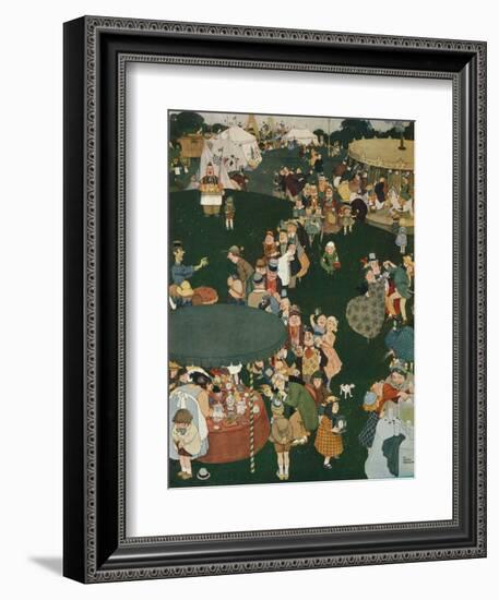 The Fair Day, C19th Century, (1925)-W Heath Robinson-Framed Giclee Print