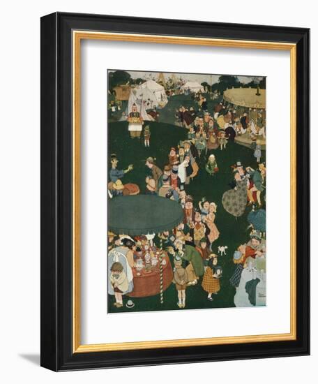 The Fair Day, C19th Century, (1925)-W Heath Robinson-Framed Giclee Print