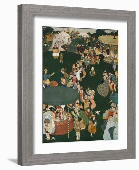 The Fair Day, C19th Century, (1925)-W Heath Robinson-Framed Giclee Print