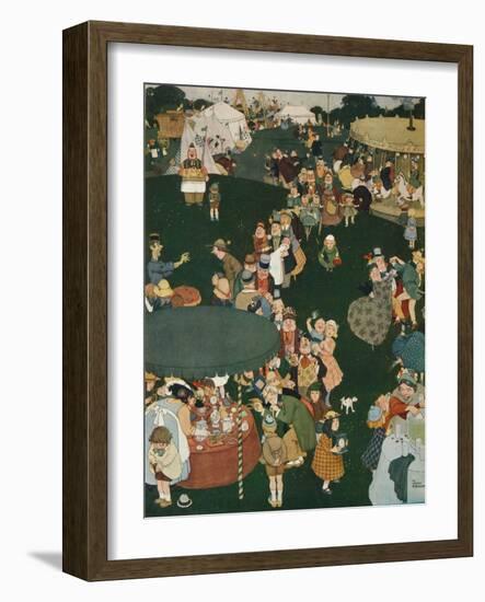 The Fair Day, C19th Century, (1925)-W Heath Robinson-Framed Giclee Print