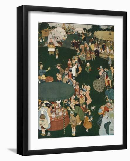 The Fair Day, C19th Century, (1925)-W Heath Robinson-Framed Giclee Print