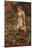 The Fair Gardener, 19th Century-Arthur Hughes-Mounted Giclee Print