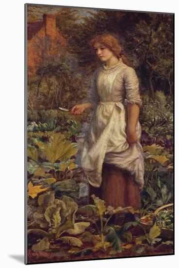 The Fair Gardener-Arthur Hughes-Mounted Giclee Print