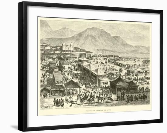 The Fair of Pucara in the Andes-Édouard Riou-Framed Giclee Print