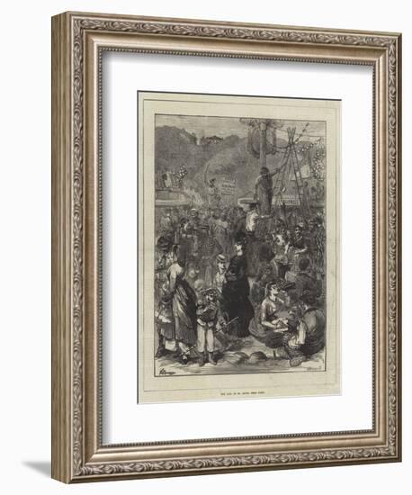 The Fair of St Cloud, Near Paris-Felix Regamey-Framed Giclee Print