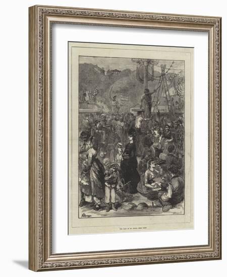 The Fair of St Cloud, Near Paris-Felix Regamey-Framed Giclee Print