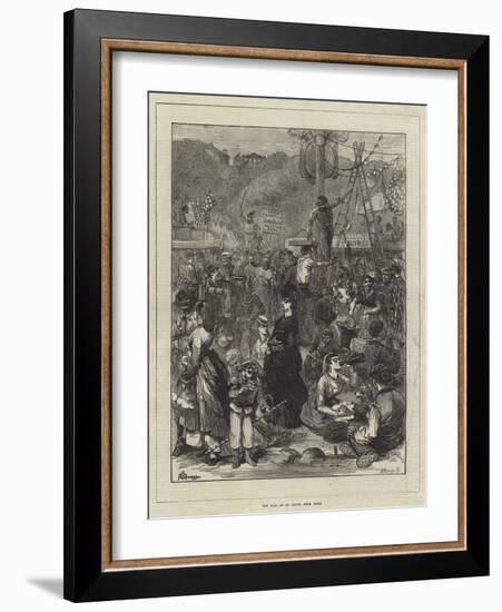 The Fair of St Cloud, Near Paris-Felix Regamey-Framed Giclee Print