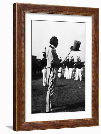 The Fair of the Iron Horse Drum Major-null-Framed Photographic Print