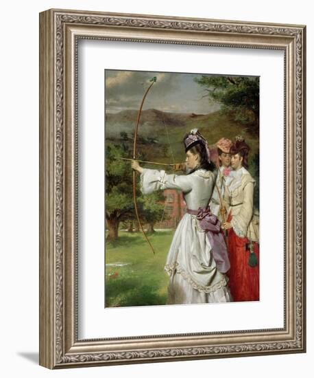 The Fair Toxophilites, 1872-William Powell Frith-Framed Giclee Print