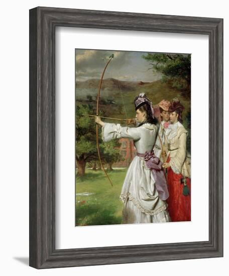 The Fair Toxophilites, 1872-William Powell Frith-Framed Giclee Print