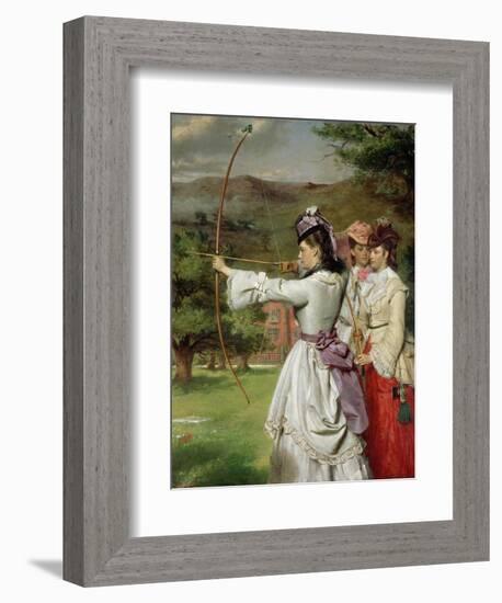 The Fair Toxophilites, 1872-William Powell Frith-Framed Giclee Print