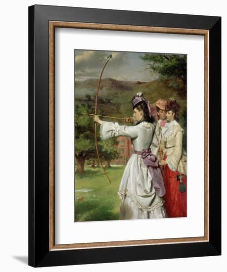 The Fair Toxophilites, 1872-William Powell Frith-Framed Giclee Print