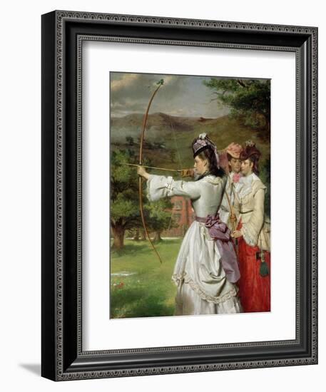 The Fair Toxophilites, 1872-William Powell Frith-Framed Giclee Print