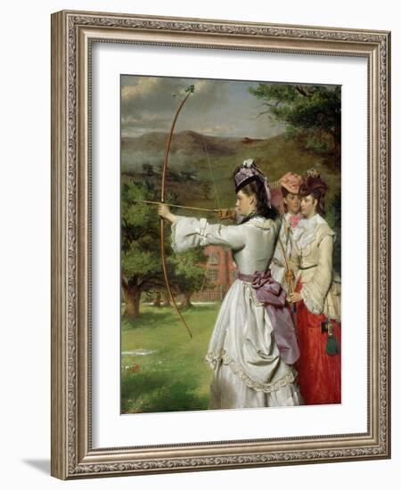 The Fair Toxophilites, 1872-William Powell Frith-Framed Giclee Print