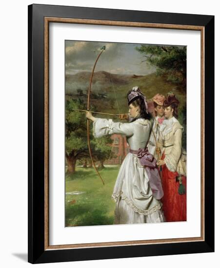 The Fair Toxophilites, 1872-William Powell Frith-Framed Giclee Print